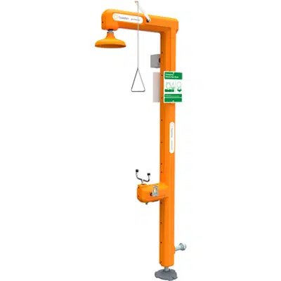 billede til GFR3110, Heated Safety Station with Eyewash, Bottom Inlet, Rated for Class I, Division 2 Environment