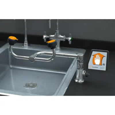 Image for G1806, Eyewash, Deck Mounted, 90º Swivel, Right Hand Mounting