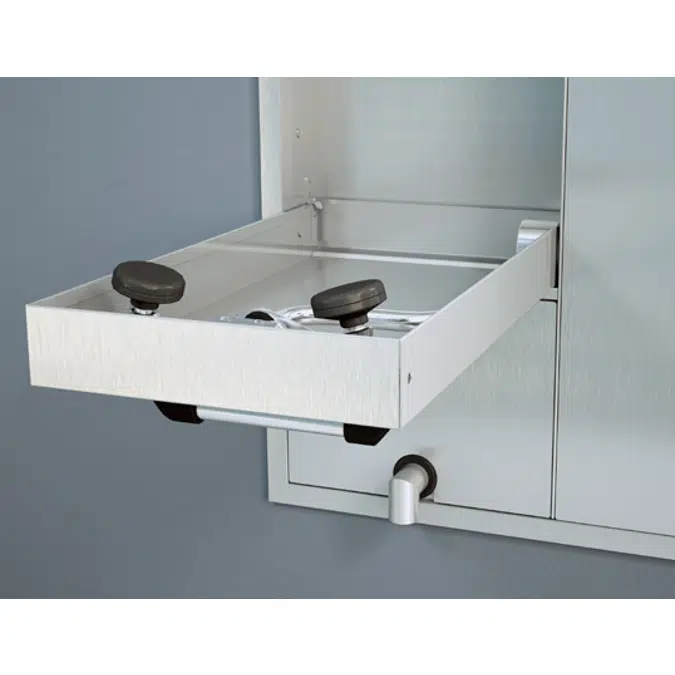 GBF2462, Recessed Safety Station with Recess Mounted Shower Head, Drain Pan and Daylight Drain, Cleanroom Construction