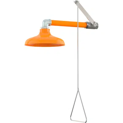 billede til G1643, Emergency Shower, Horizontally Mounted, Plastic Shower Head