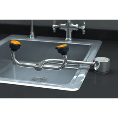 Obrázek pro G1805, Eyewash, Deck Mounted AutoFlow™ 90º Swivel, Right Hand Mounting