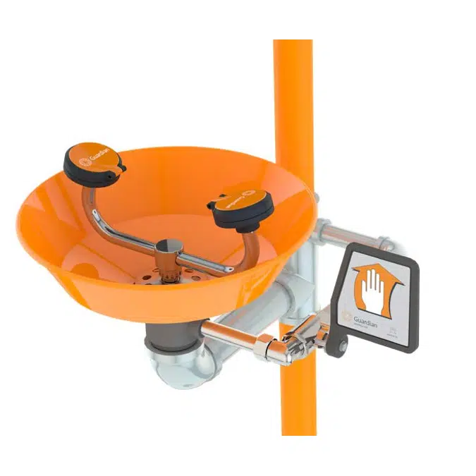 G1950P, Safety Station with Eye/Face Wash, Plastic Bowl