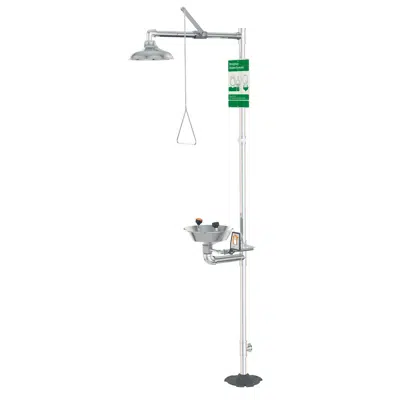 afbeelding voor G1902PCC, Safety Station with Eyewash, Polished Chrome Construction