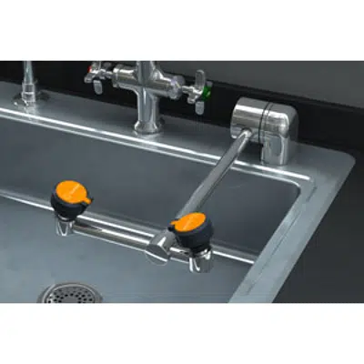 billede til G1849, Eyewash, Deck Mounted, AutoFlow™ 90º Swing-Down