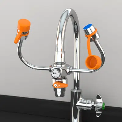 Image for G1201, EyeSafe-X Faucet-Mounted Eyewash with Faucet Control Valve