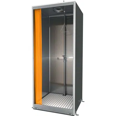 afbeelding voor G2010, Front Entry Enclosure, All-Stainless Steel Eyewash and Shower Safety Station, Bottom Drain