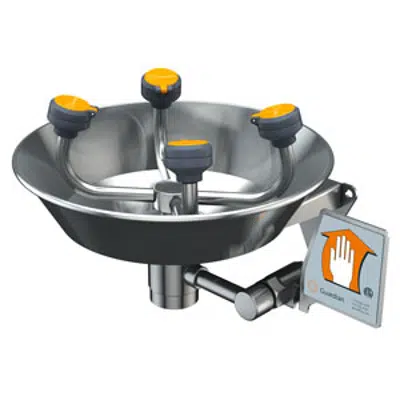 G1791, WideArea™ Eye/Face Wash, Wall Mounted, All-Stainless Steel图像