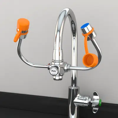 billede til G1101, EyeSafe-X™ Faucet-Mounted Eyewash