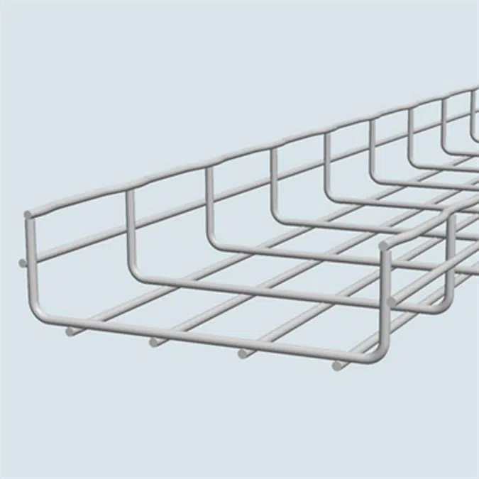 BIM objects - Free download! Wire Mesh Cable Tray