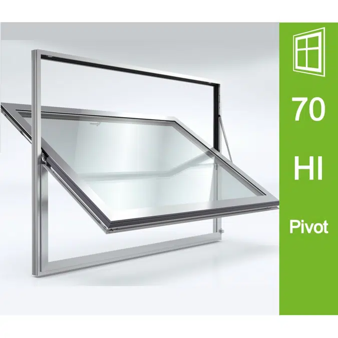 Window AWS 70.HI, Horizontal and Vertical Pivot Windows