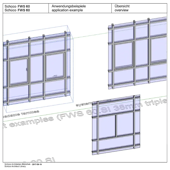 BIM objects - Free download! Façade FWS 60.SI / FWS 60.HI | BIMobject