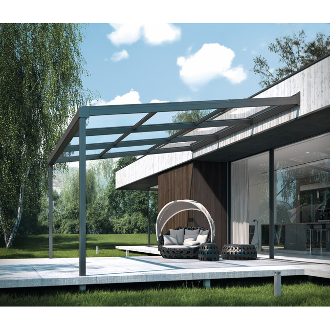 BIM objects Free download! Patio Roof PRC 50 BIMobject