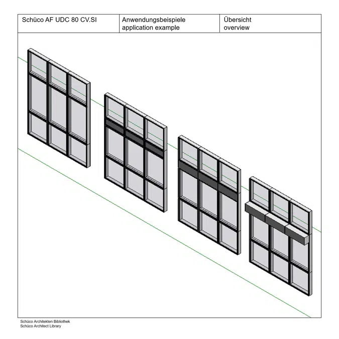 Façade AF UDC 80 CV.SI
