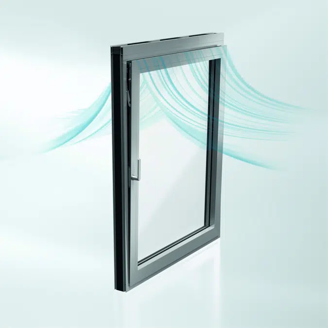 Acoustic Window AWS 90 AC.SI, Inward opening