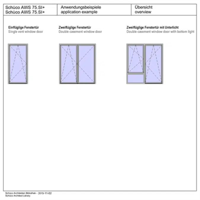 Fenster AWS 75.SI+, Barrierefrei