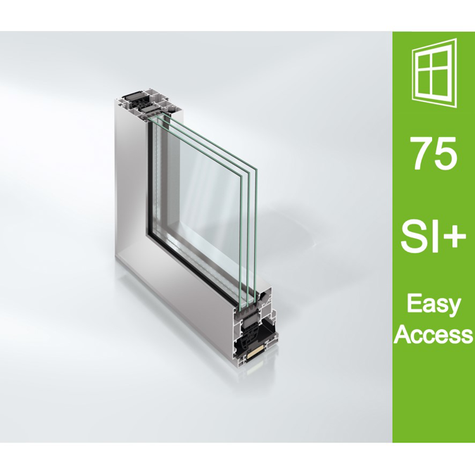 BIM objects Free download! Window AWS 75.SI+, Easy Access BIMobject