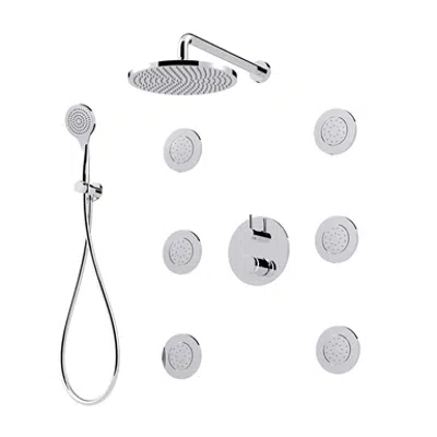 MyRing - 3 outlets built-in single-lever shower mixer图像