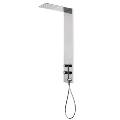 Image for Surf - wall-mounted shower column with mixer
