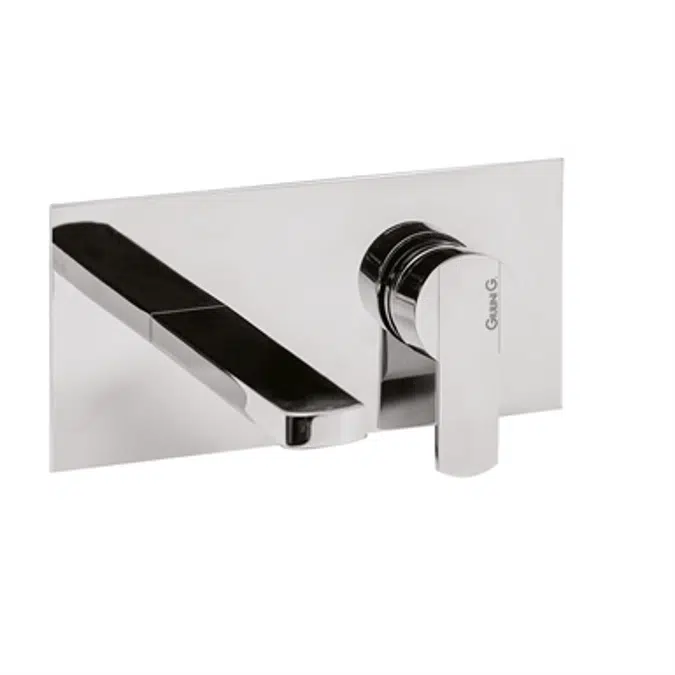 Surf - wall-mounted wash-basin mixer