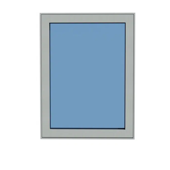 USAW 200 – Bullet/Blast Resistant Back-Glazed Operable Aluminum Window System