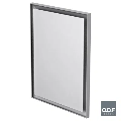 Mirror with frame and LED back lighting and defogger 70 x 90cm 이미지