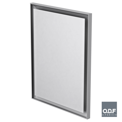 Image for Mirror with frame and LED back lighting and defogger 70 x 90cm