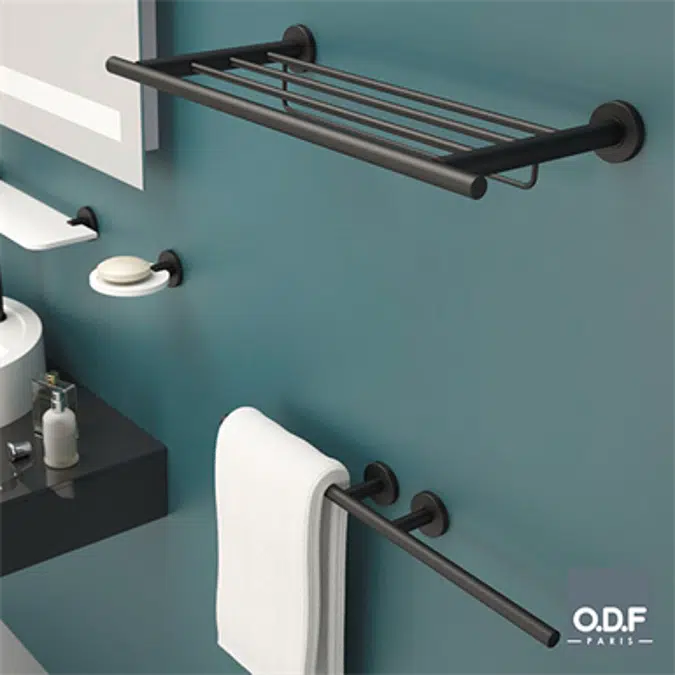 Towel rack + towel holder 50cm Techni-Line