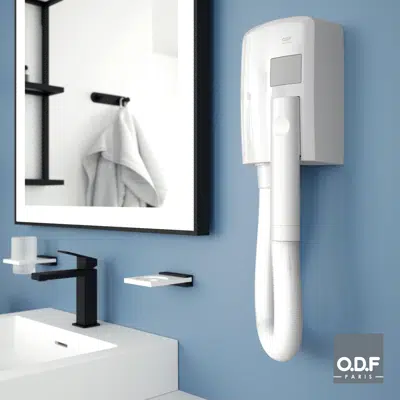 รูปภาพสำหรับ Hairdryer wall mounted with razor socket 1200W