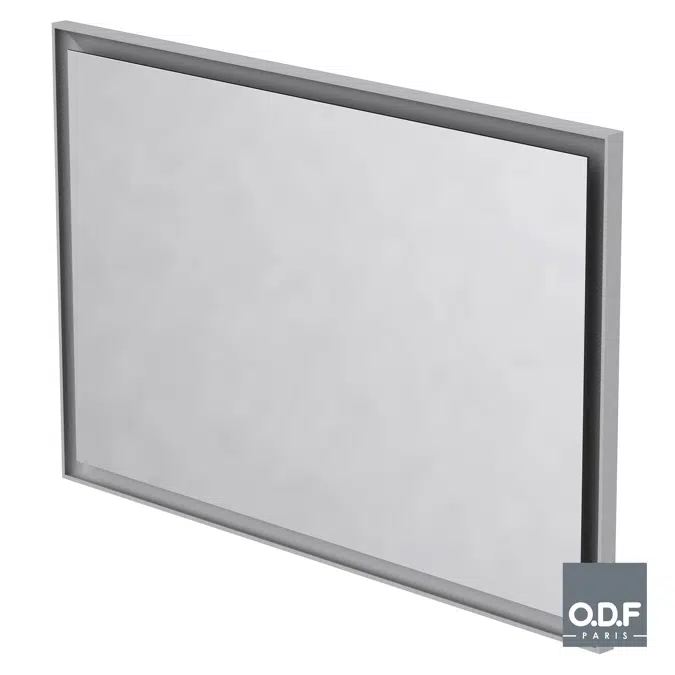 Mirror with frame and LED back lighting and defogger 140 x 90cm