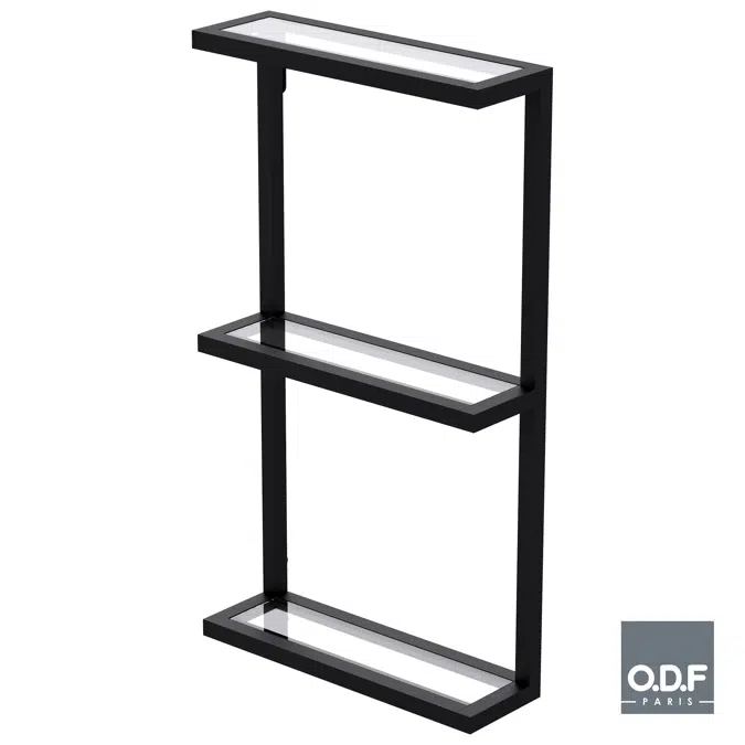 wall mounted shelf - 3 shelves nautic