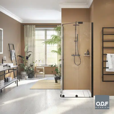 Image for Shower corner cabin 2 fixed + 2 sliding panels Azur