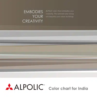 bilde for ALPOLIC™ Color Chart  for India