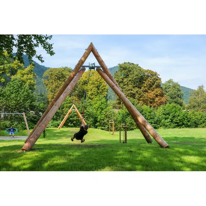 Large Gated Cableway up to 30 m | Playground Equipment | Riding Equipment