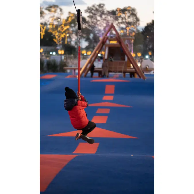 Large Gated Cableway up to 30 m | Playground Equipment | Riding Equipment