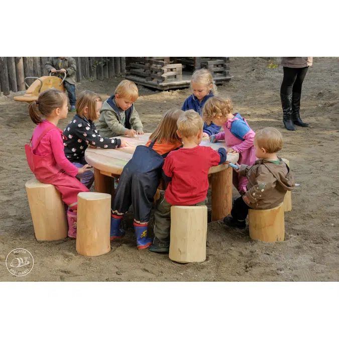 Stool without back | Playground Equipment | Seating