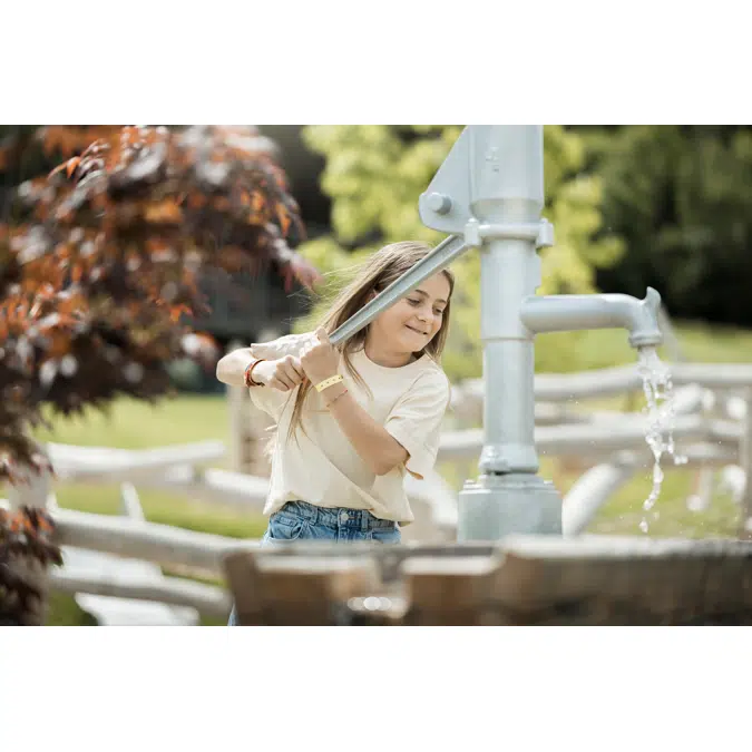 Playground Pump with integrated connection to mains water | Playground Equipment | Water Pump