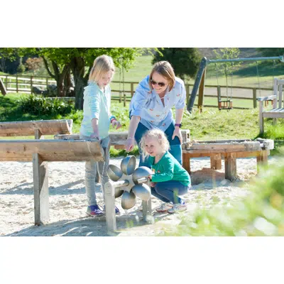 Image for Small Bucket Wheel | Playground Equipment | Water Wheel