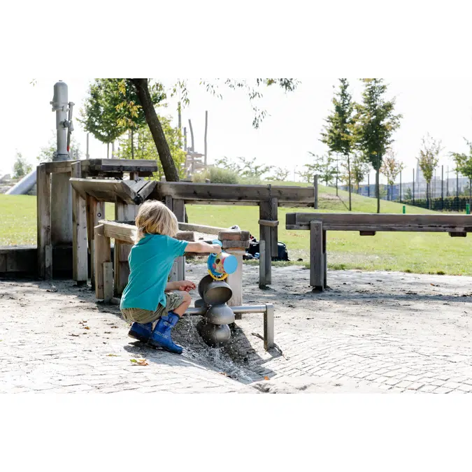 Small Bucket Wheel | Playground Equipment | Water Wheel
