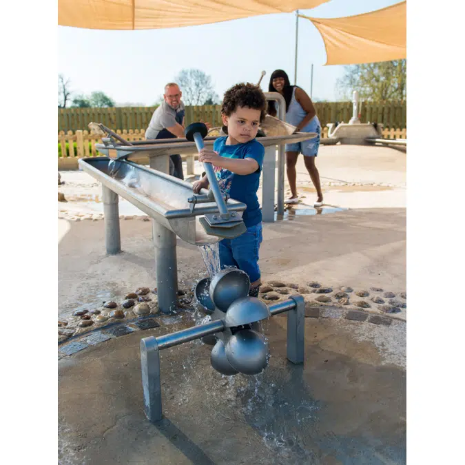 Small Bucket Wheel | Playground Equipment | Water Wheel
