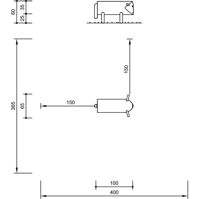Sheep, standing | Playground Equipment | Play Figure