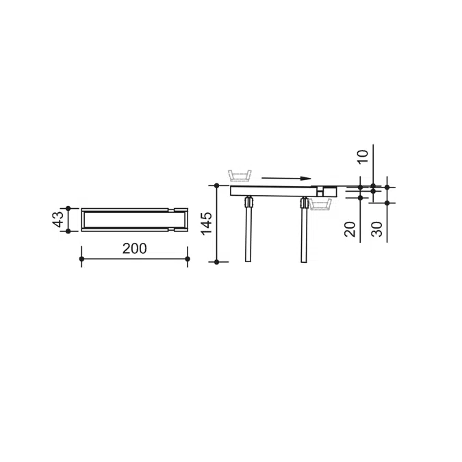 Channel with wedge seal | Playground Equipment | Water Channel