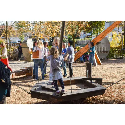 Зображення для Sailing Boat with Flag | Playground Equipment | Play Vessel