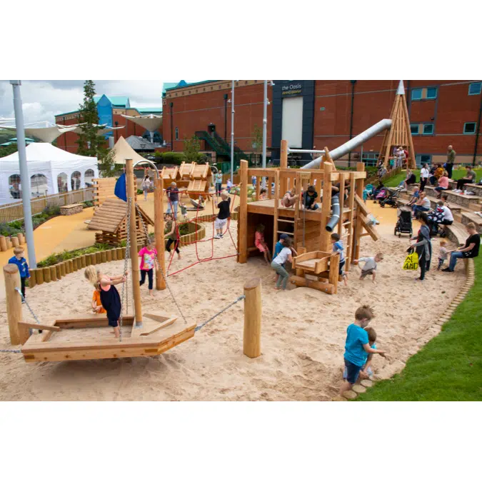 Sailing Boat with Flag | Playground Equipment | Play Vessel