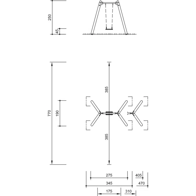 Multi surface Twin Swing special | Playground Equipment | Swing