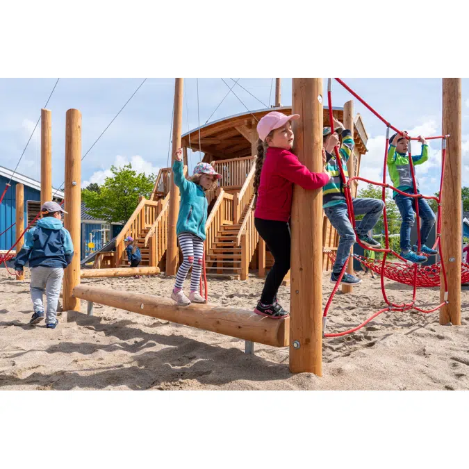 Straight Balancing Beam | Playground Equipment