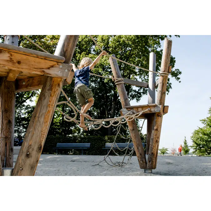 Middle Triangular Platform | Playground Equipment | Play Platform