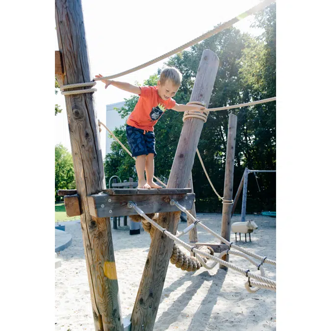 Middle Triangular Platform | Playground Equipment | Play Platform