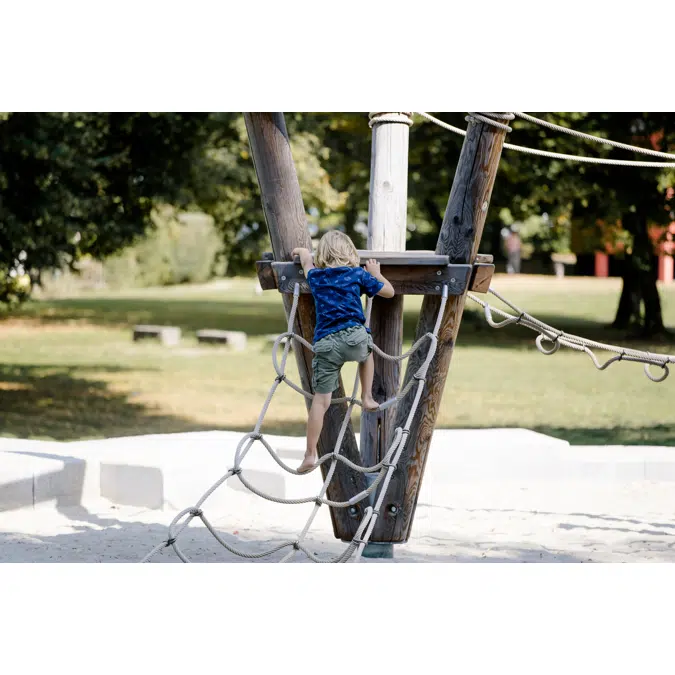 Middle Triangular Platform | Playground Equipment | Play Platform