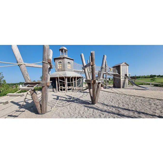 Middle Triangular Platform | Playground Equipment | Play Platform