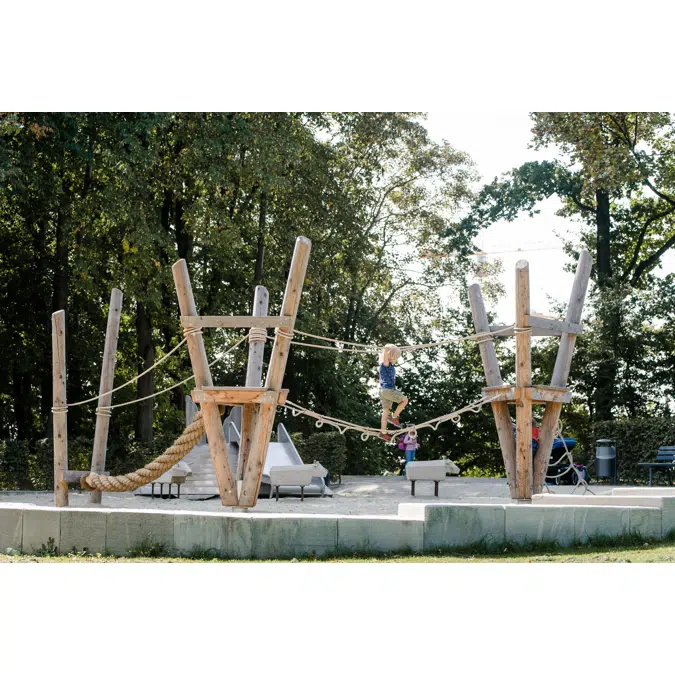 Middle Triangular Platform | Playground Equipment | Play Platform